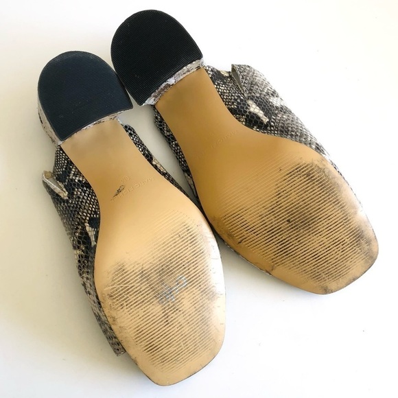Marc Fisher Resa Snakeprint Block Heel Mule - Picture 10 of 12